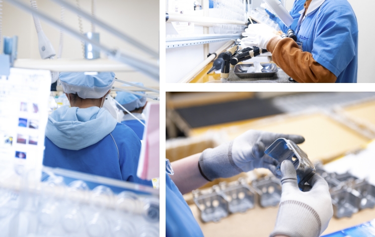 外観検査の様子