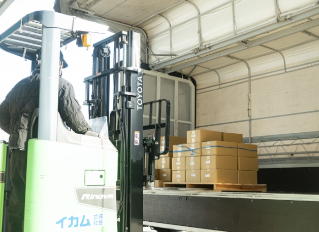 輸送代行サービスの様子